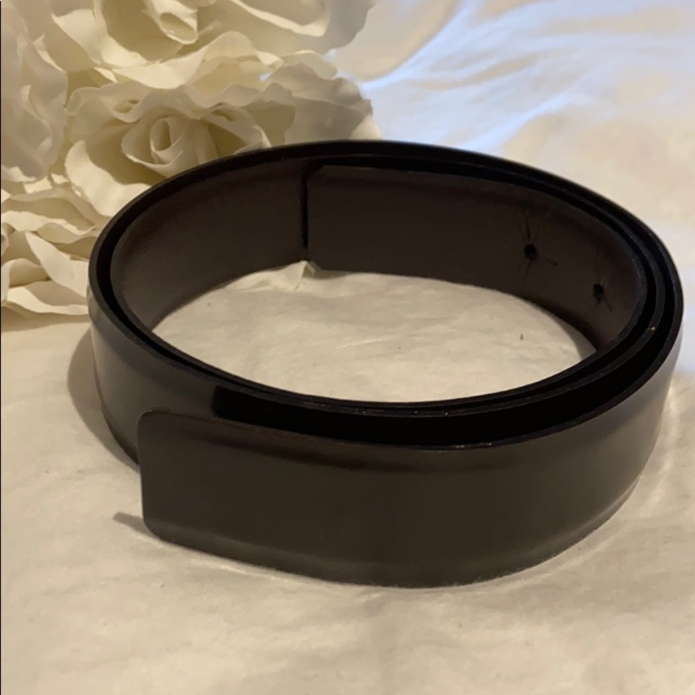 Max Mara brown leather belt